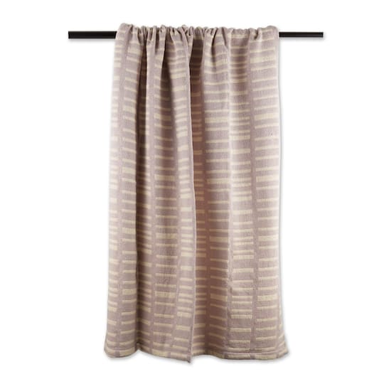 DII® Dusty Lilac Urban Jacquard Throw